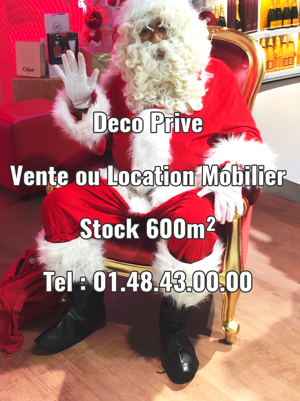 location trône père Noël